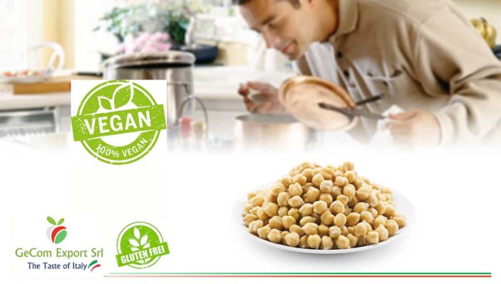 Chick Peas canned in packaging 24x400g ; 6x2500g
