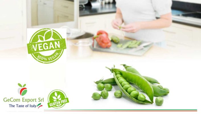 green peas dehydrated canned in packaging 24x400g ; 6x2500g