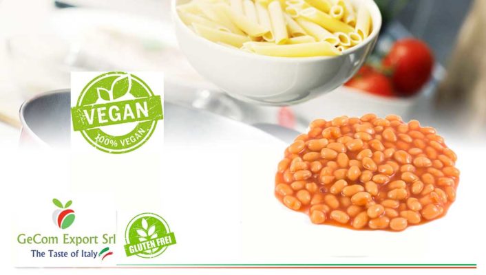 Baked beans in tomato sauce canned in packaging 24x400g ; 6x2500g